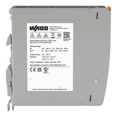 Bộ nguồn 24V DC – 1 Phase – 5 A | 2687-2144 | Wago