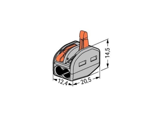 Đầu nối nhanh Wago 222-412