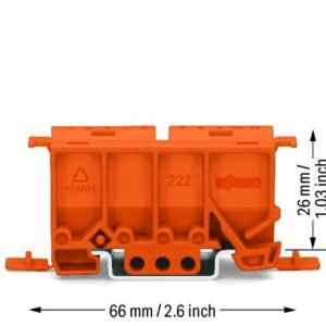 Đế lắp đặt Wago 222-500