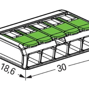 Đầu nối nhanh Wago 221-425 