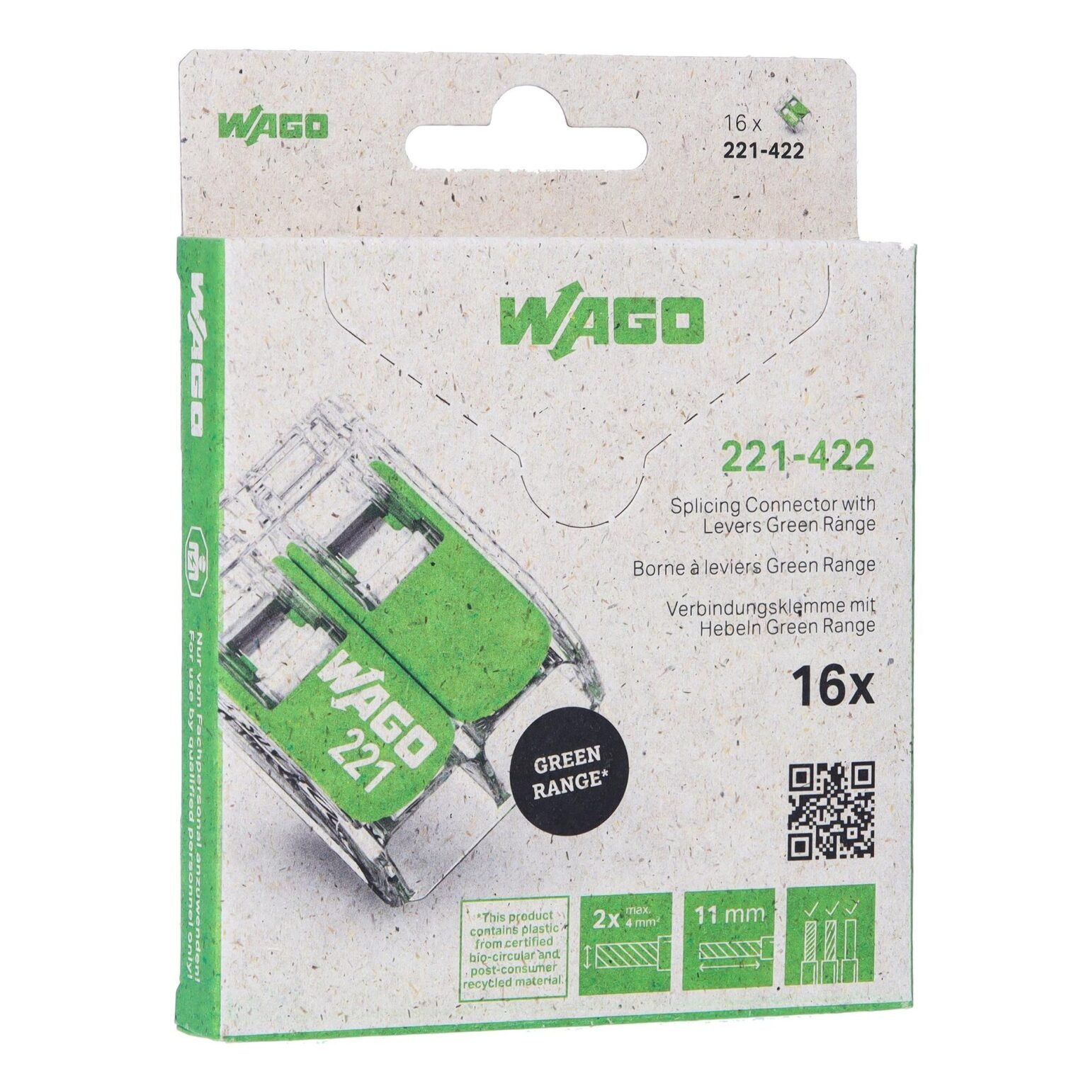 Đầu nối nhanh Wago 221-422/995-016