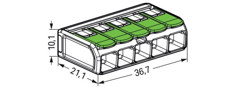 Đầu nối nhanh Wago 221-625
