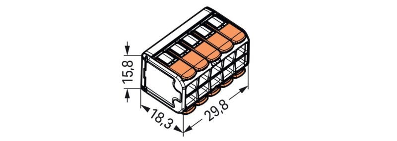 WAGO 221-420 – Đầu nối nhanh WAGO