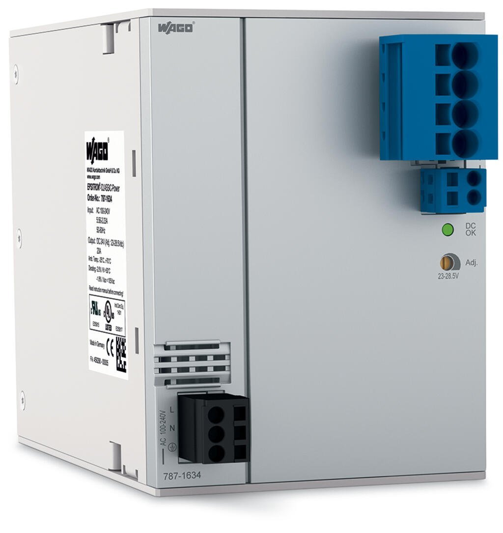 Bộ nguồn 24V DC | 20 A | 787-1634/000-070 | Wago Bộ nguồn 24V DC | 20 A | 787-1634/000-070 | Wago