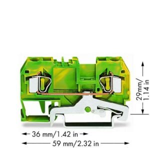 Cầu đấu dây PE Wago 281-907 / 999-950