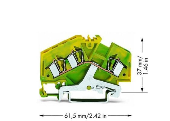 Cầu đấu dây PE Wago 281-637 / 999-950