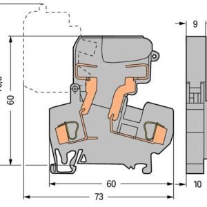 Cầu đấu dây Wago 281-613
