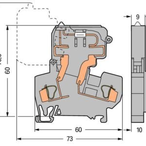 Cầu đấu dây Wago 281-613/281-418