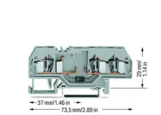 Cầu đấu dây Wago 281-673/281-411