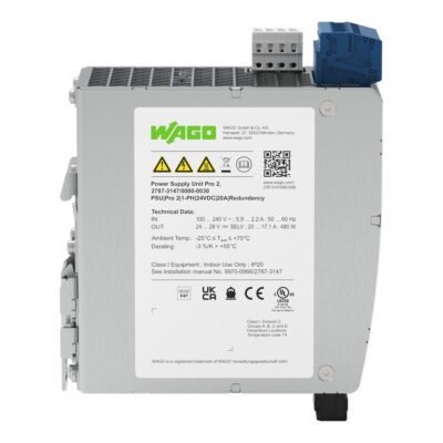 Bộ nguồn 24V DC | 20 A | Pro 2 | 2787-3147/000-030 | Wago