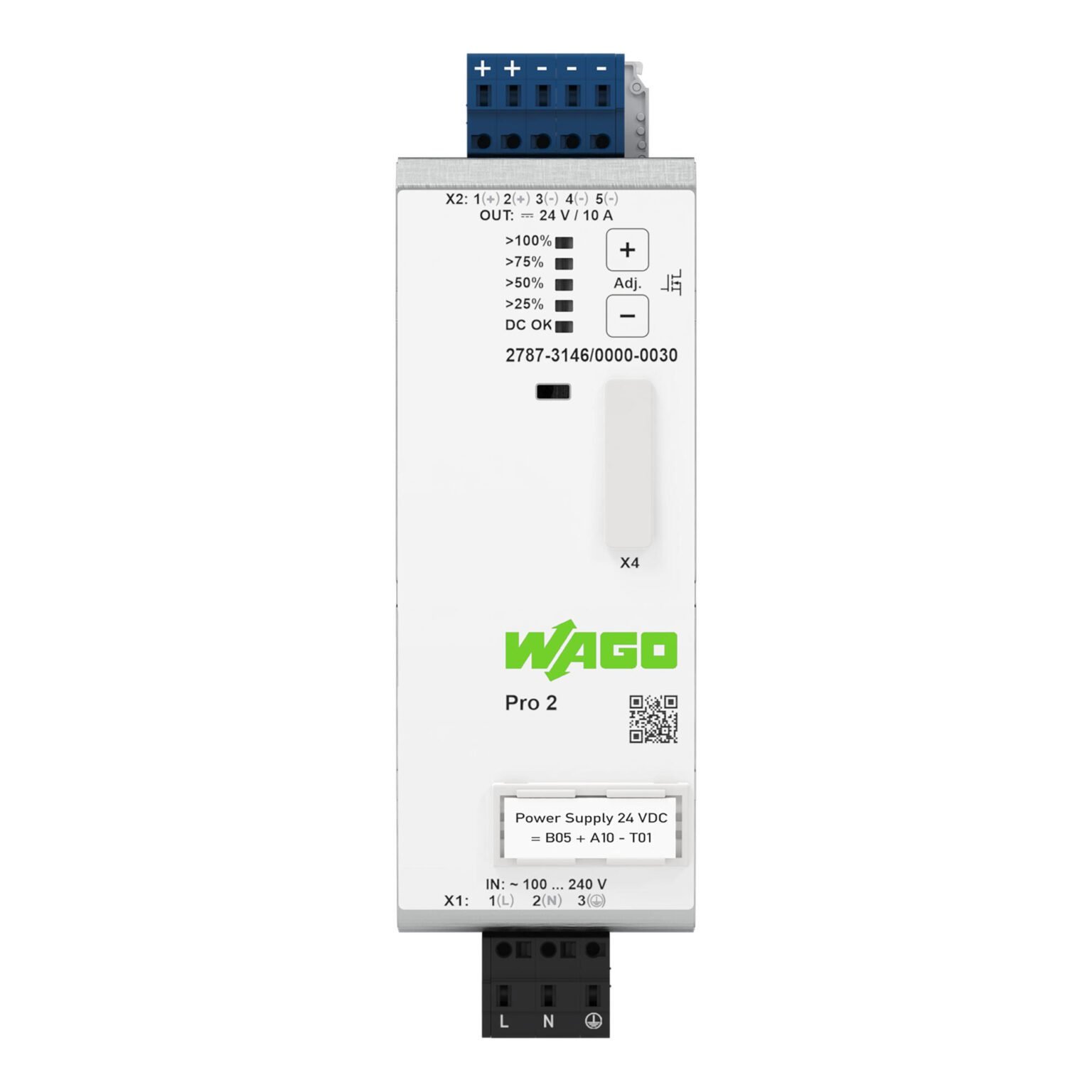 Bộ nguồn 24V DC | 10 A | Pro 2 | 2787-3146/000-030 | Wago