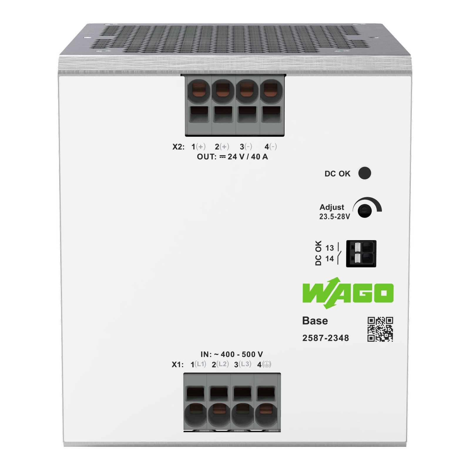Bộ nguồn 24V DC – 3 Phase – 40A | 2587-2348 | Wago Bộ nguồn 24V DC – 3 Phase – 40A | 2587-2348 | Wago