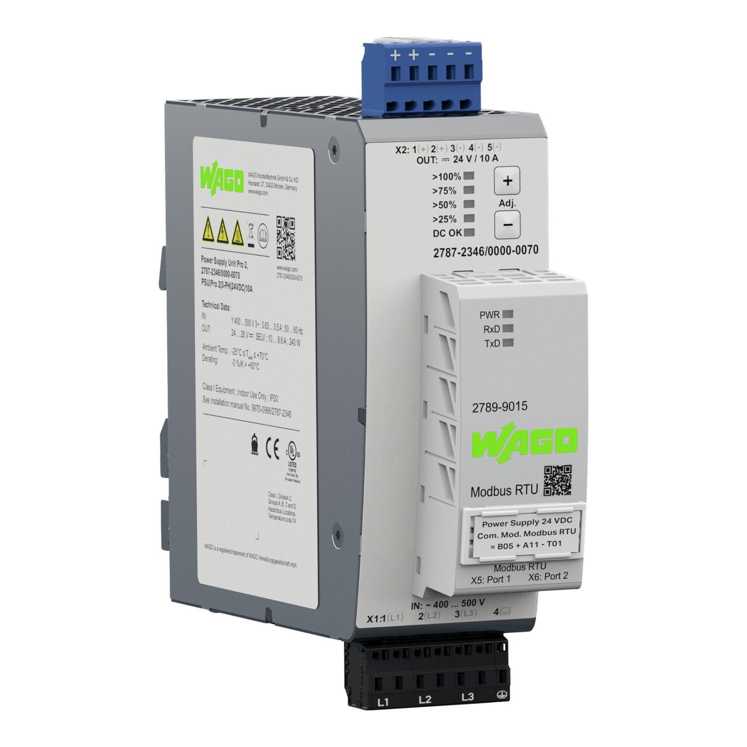 Bộ nguồn 24V DC | 10 A | Pro 2 |  2787-2346/000-070 | Wago
