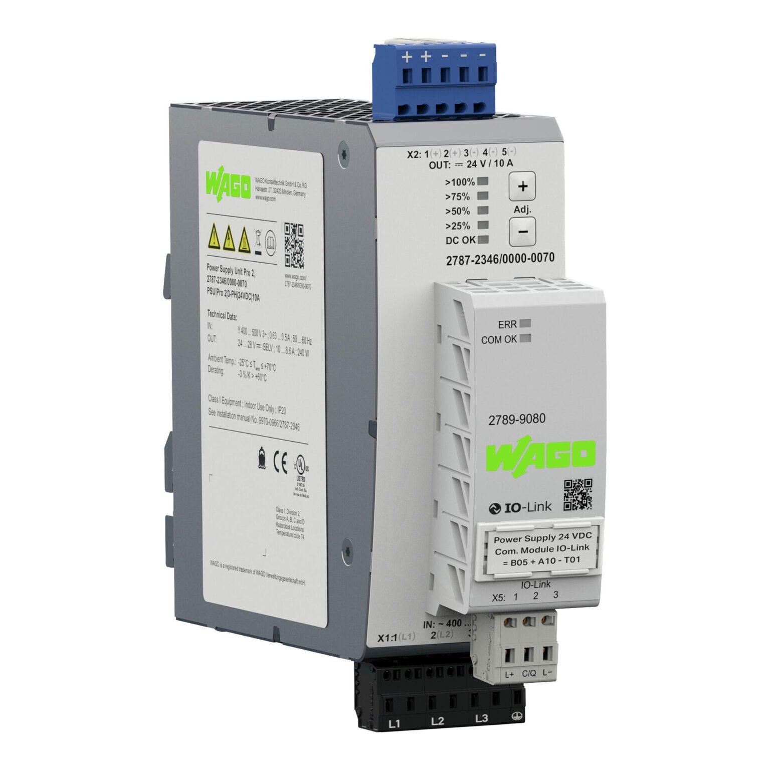 Bộ nguồn 24V DC | 10 A | Pro 2 |  2787-2346/000-070 | Wago