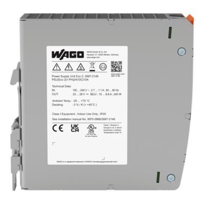 Bộ nguồn 24V DC – 10 A | 1 phase | 2687-2146 | Wago